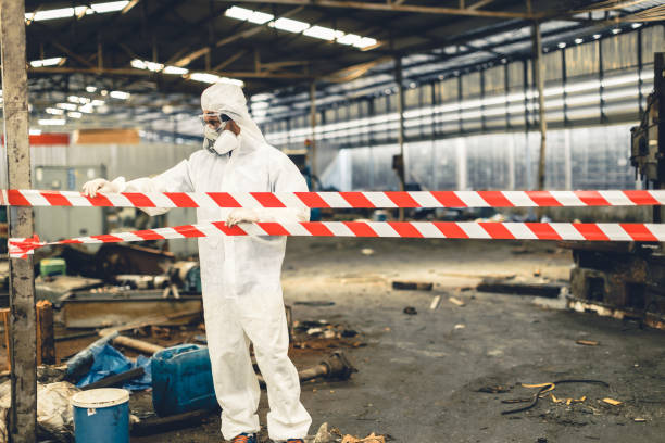 Professional Hoarding Cleanup technician working in Jonesboro, IN